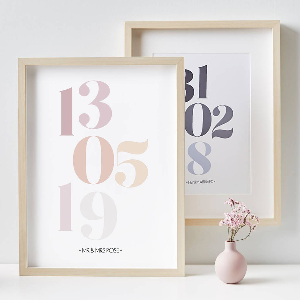 Personalised Favourite Date Print