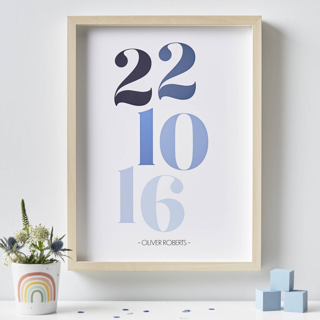 Personalised Favourite Date Print