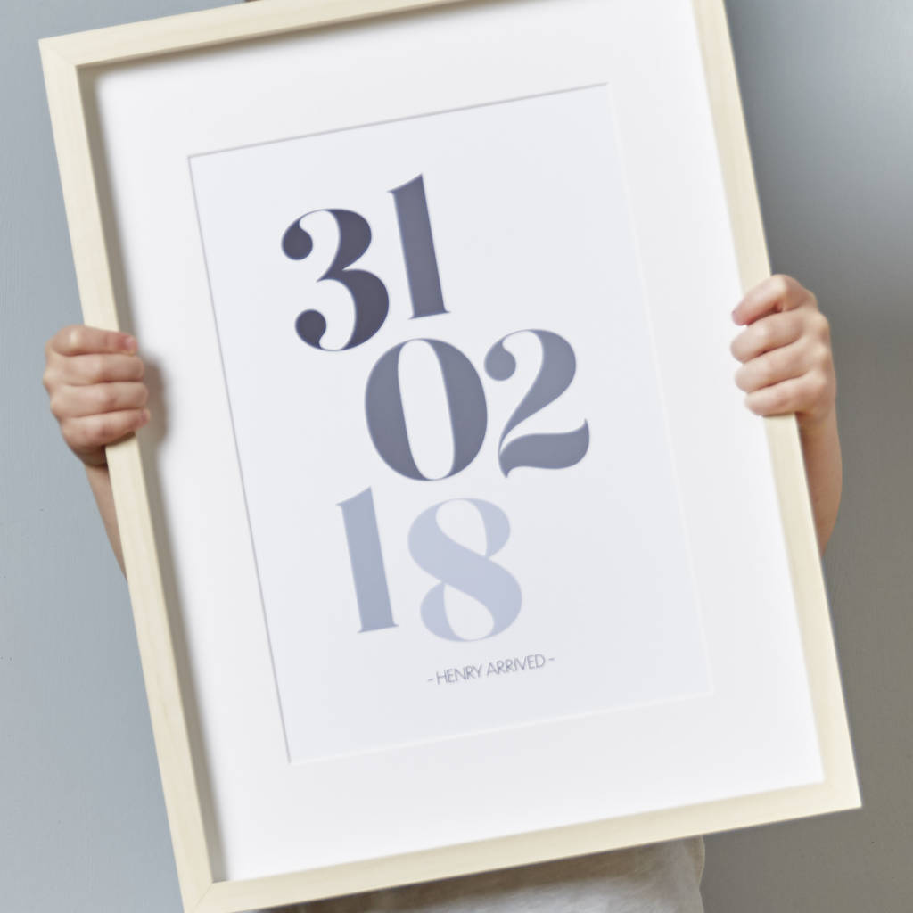 Personalised Favourite Date Print