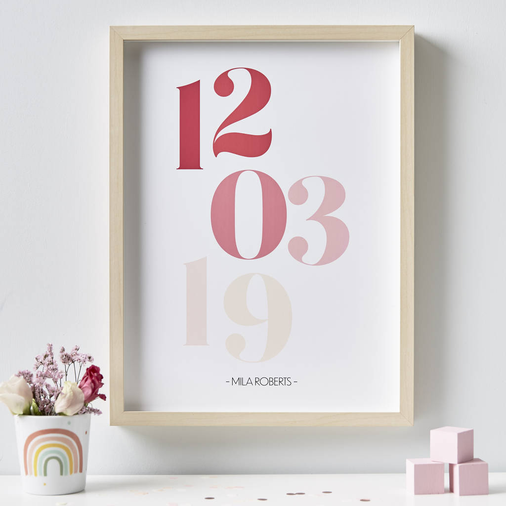 Personalised Favourite Date Print