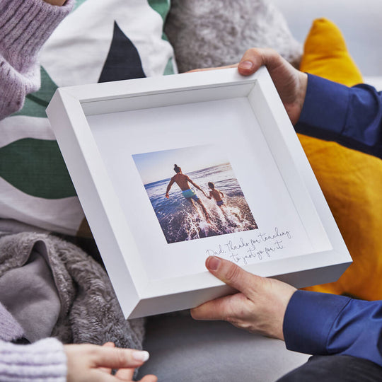 Personalised Favourite Memory Framed Print For Him