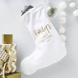 Babys First Christmas Personalised Stocking
