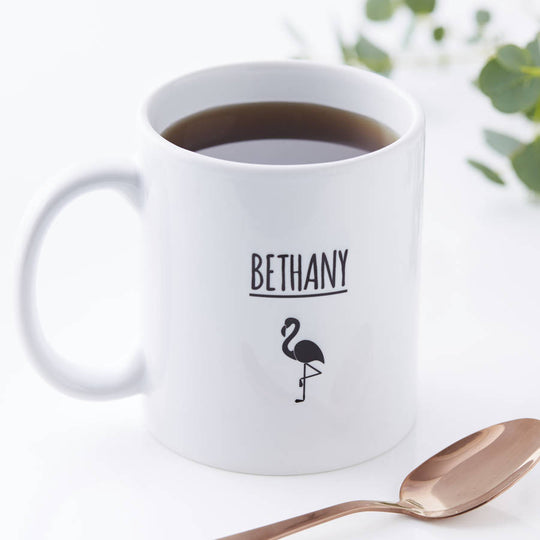 Personalised Flamingo Mug