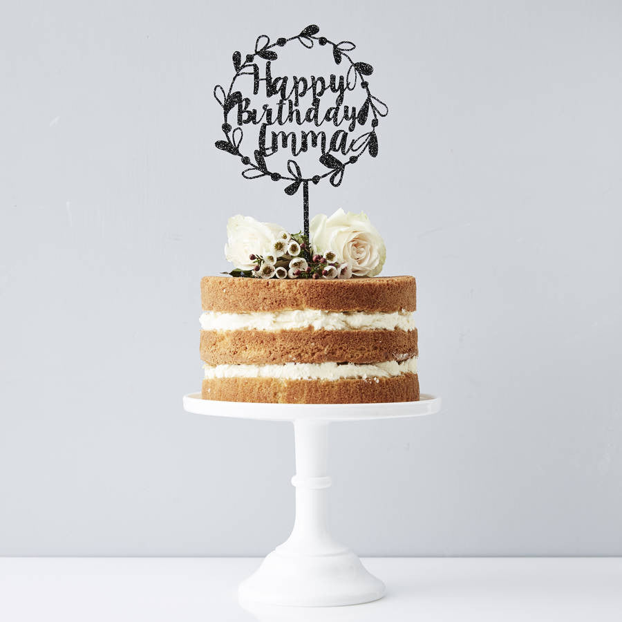 Personalised Baby Cake Topper