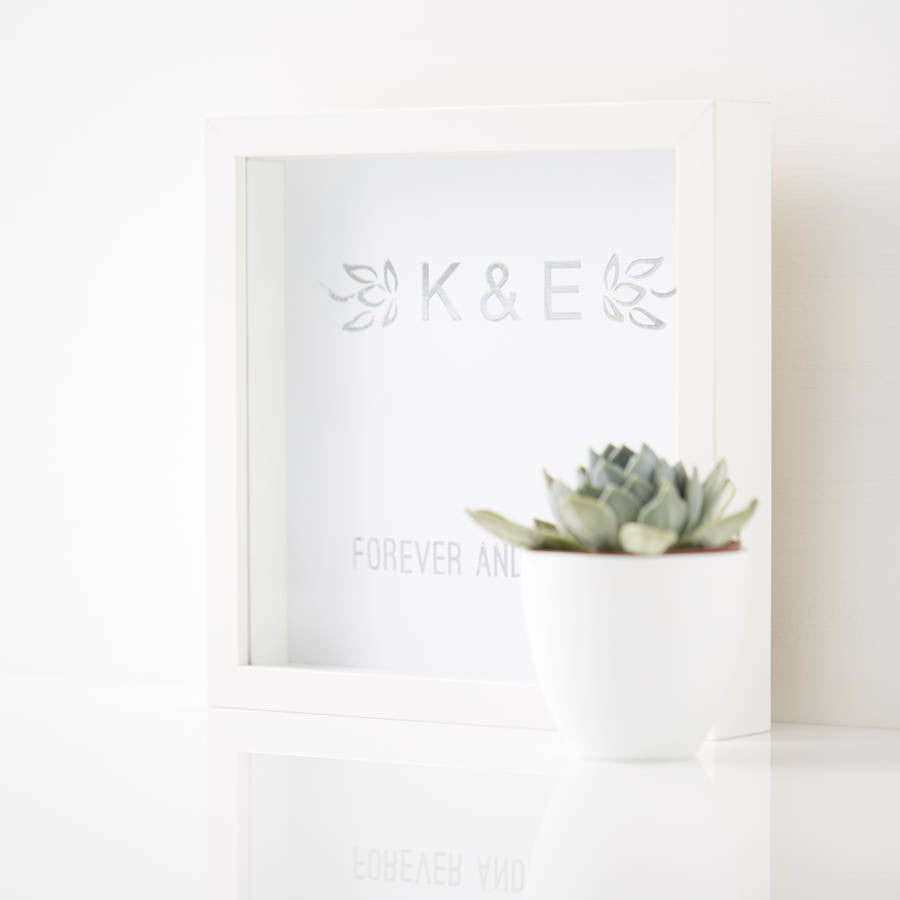 Personalised Forever And Always Framed Print