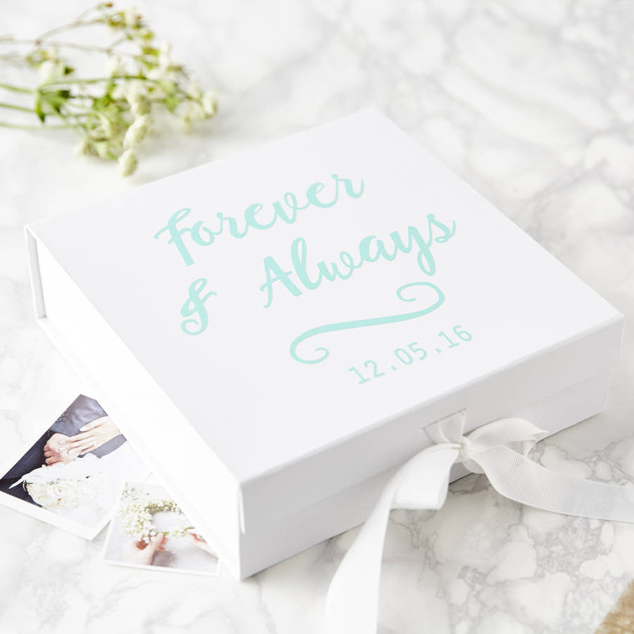 Personalised Forever And Always Keepsake Box