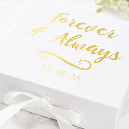 Personalised Forever And Always Keepsake Box