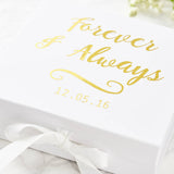 Personalised Forever And Always Keepsake Box