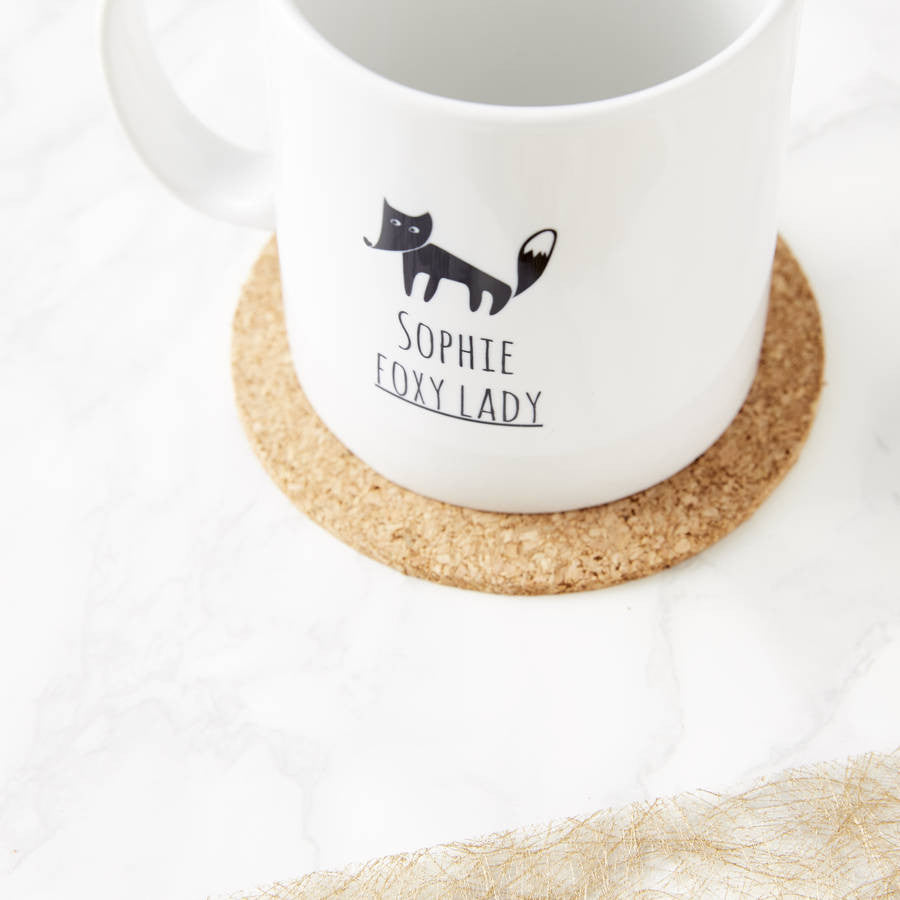 Personalised Foxy Lady Mug