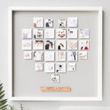 Personalised Framed Heart Photo Print