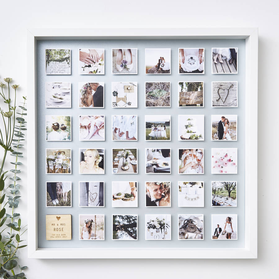 Personalised Framed Wedding Photo Print