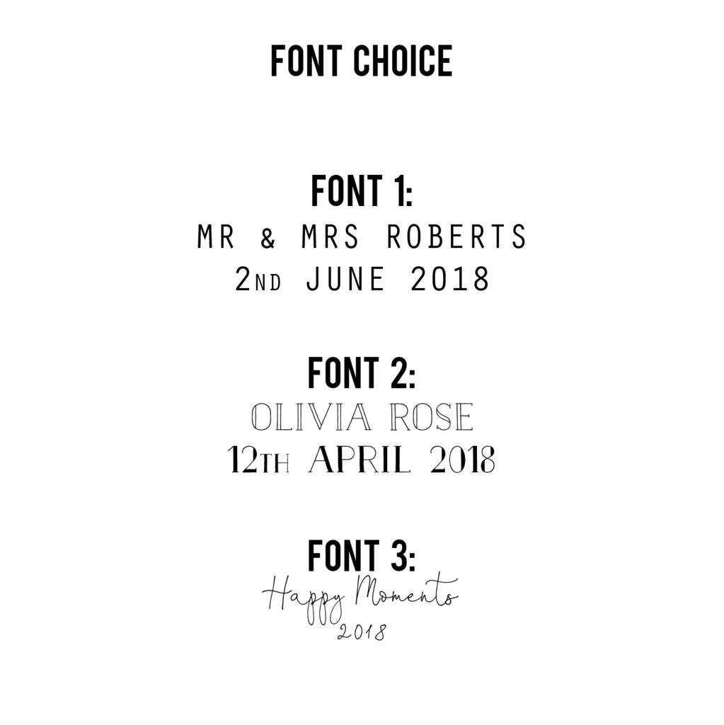 Personalised Wedding Giant Photo Strip