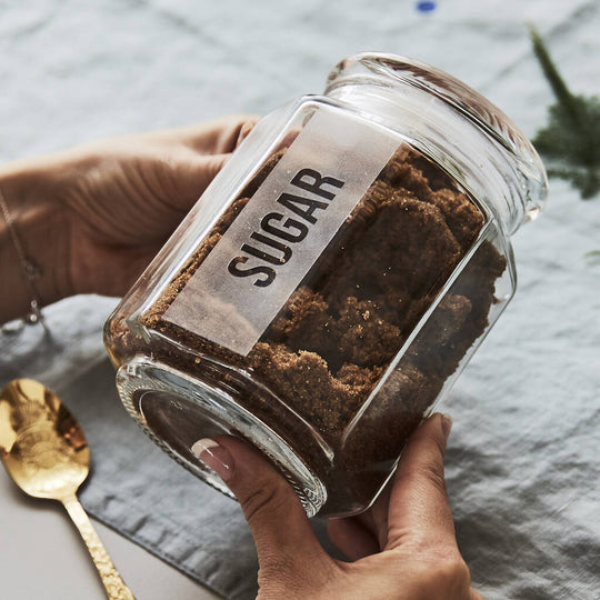 Personalised Glass Baking Storage Jar