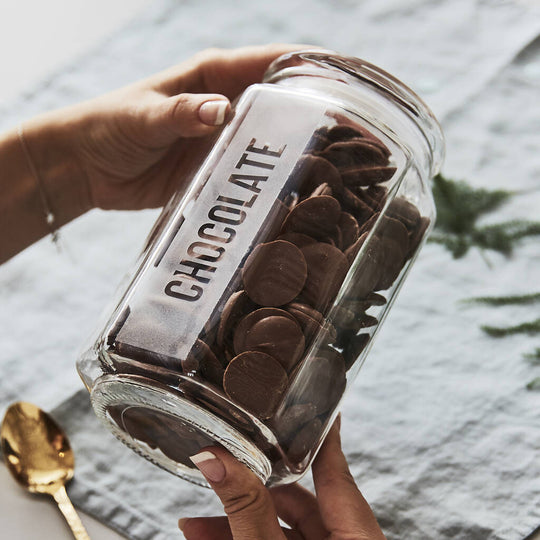 Personalised Glass Baking Storage Jar