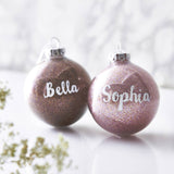 Personalised Glitter Bauble