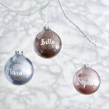 Personalised Glitter Bauble