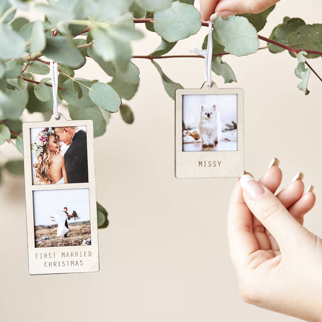 Personalised Hanging Photo Decoration