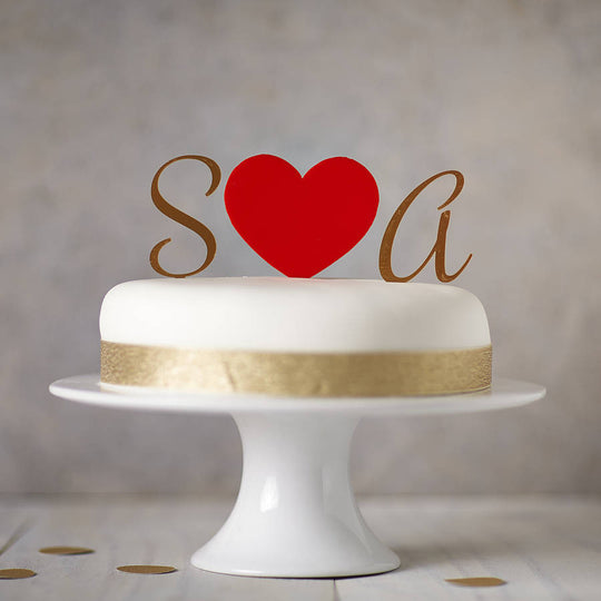 Personalised Monogram Cake Topper
