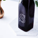 Personalised Initial Glass Bottle