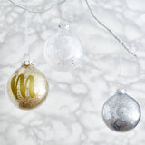 Personalised Initial Sparkle Bauble