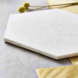 Personalised Initials Marble Serving Board