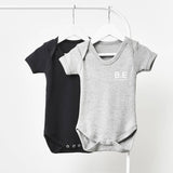 Initials Personalised Short Sleeve Babygrow