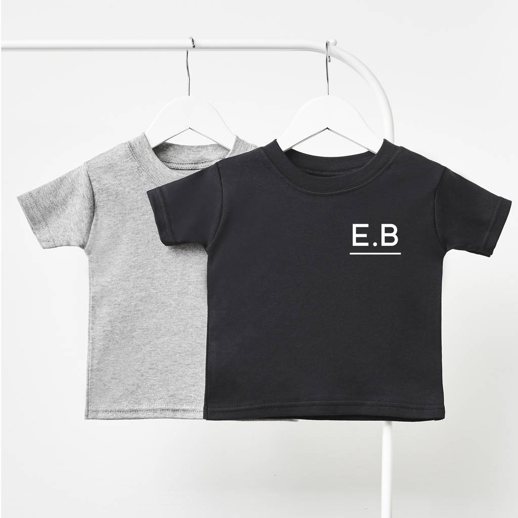 Initials Personalised Children's T Shirt