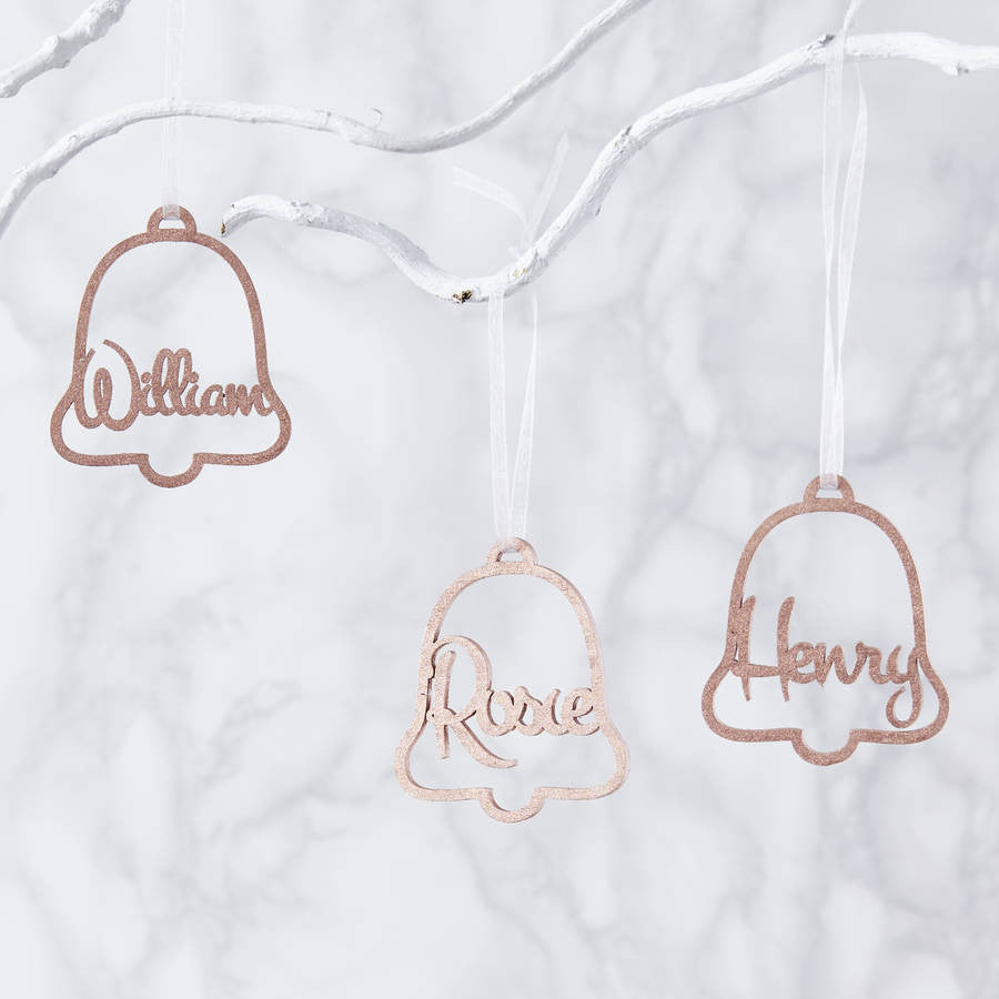 Personalised Jingle Bell Decoration