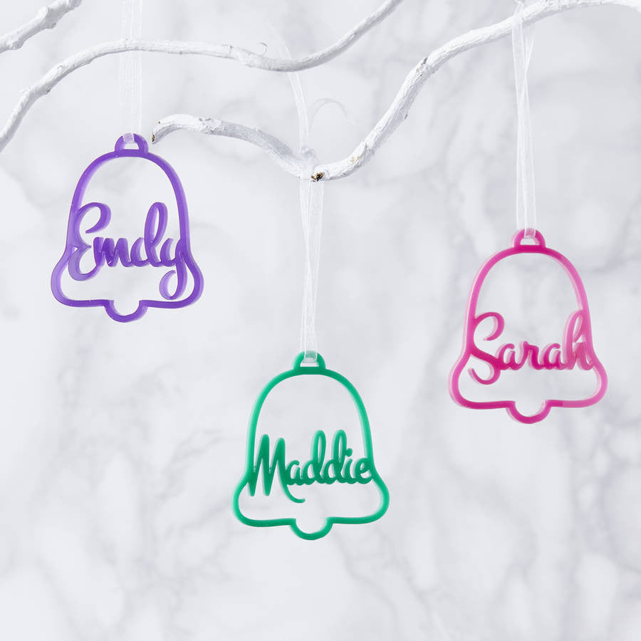 Personalised Jingle Bell Decoration