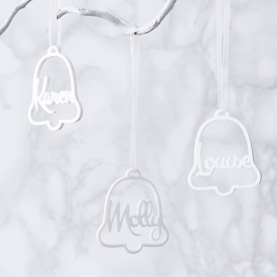 Personalised Jingle Bell Decoration