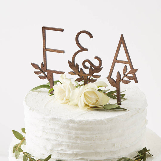 Personalised Letters Cake Topper