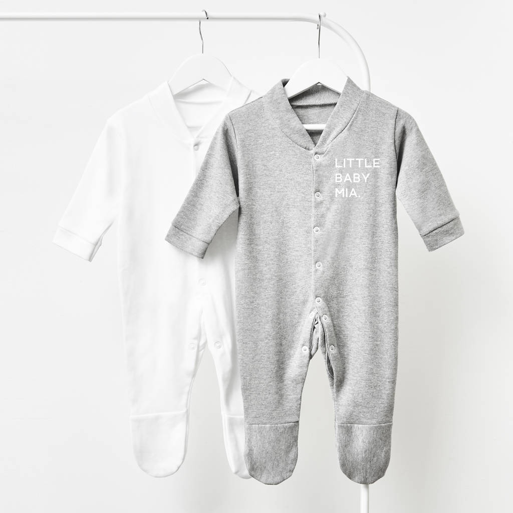 Little One Personalised Sleepsuit