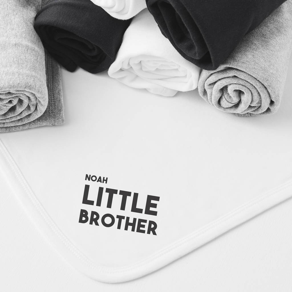 Personalised Little Brother Blanket