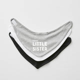 Personalised Little Sister Short Sleeve Babygrow