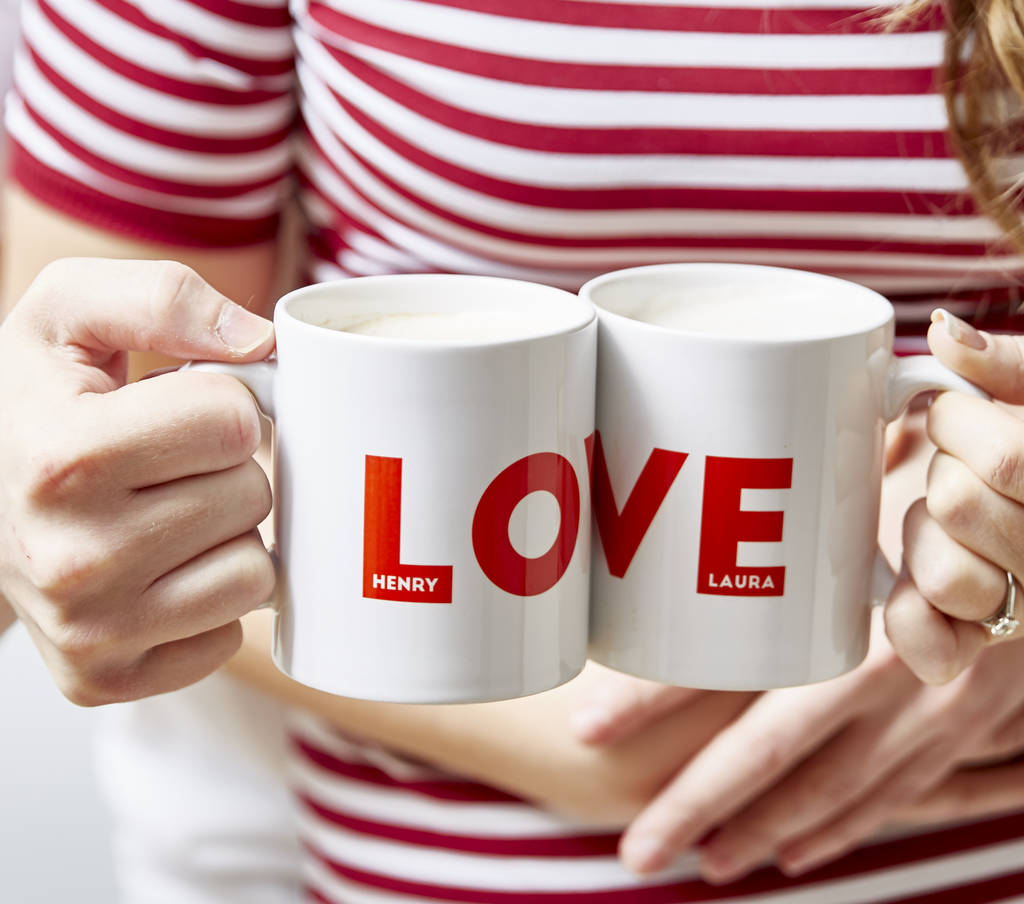 Personalised Love Mug Set