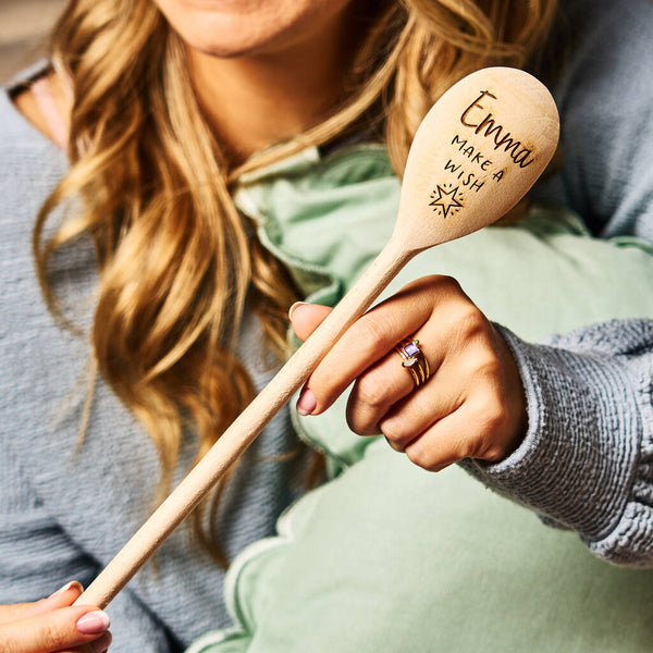 Personalised Make A Wish Wooden Spoon
