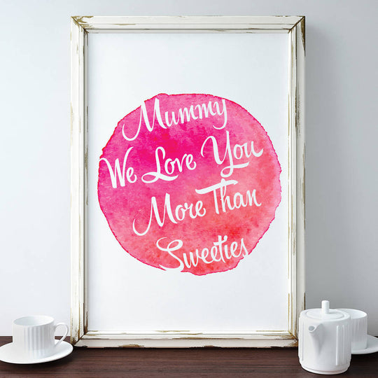 Personalised Watercolour Print