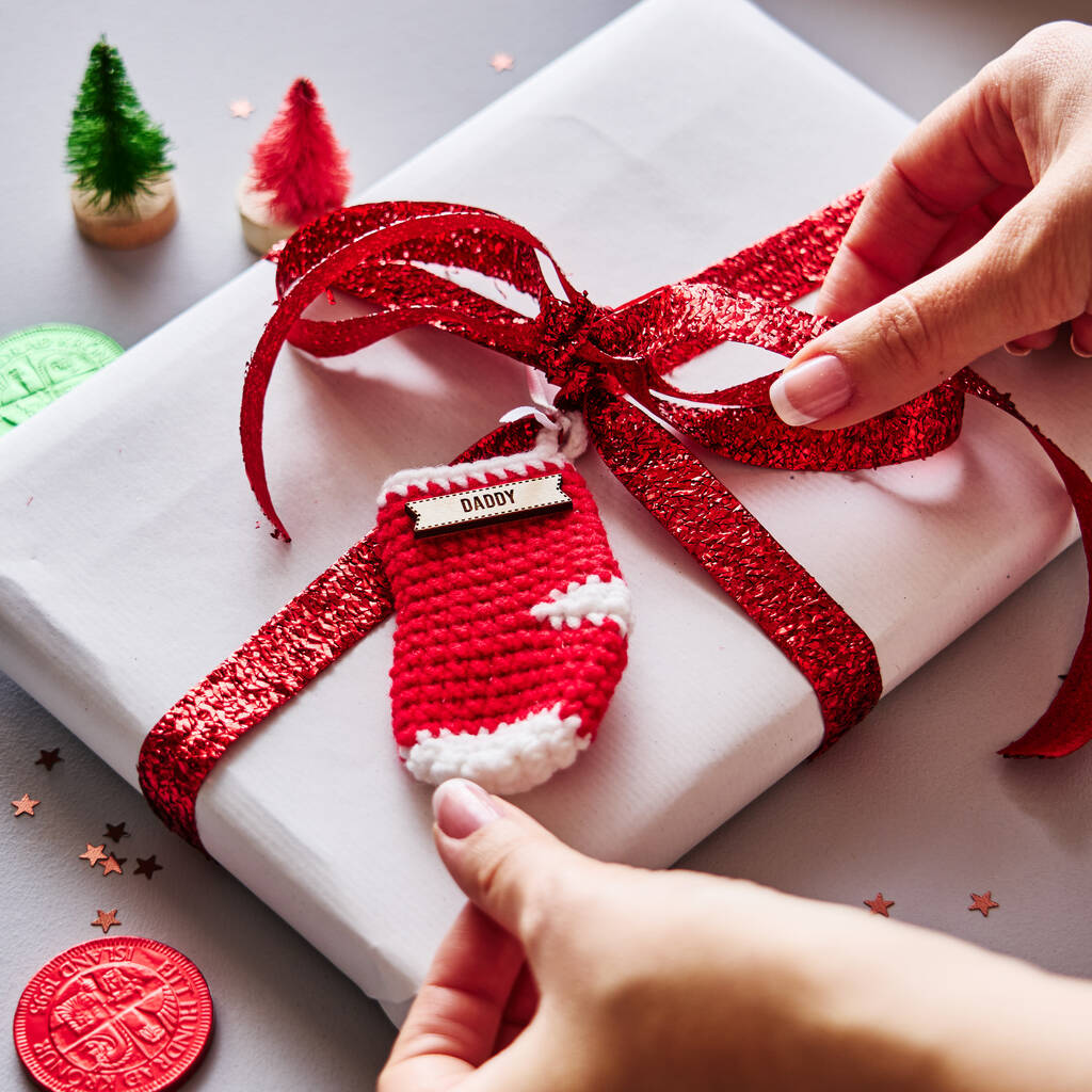 Personalised Mini Stocking Gift Tag