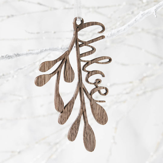 Personalised Mistletoe Christmas Decoration