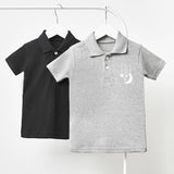 Moon And Star Personalised Children's Polo Shirt