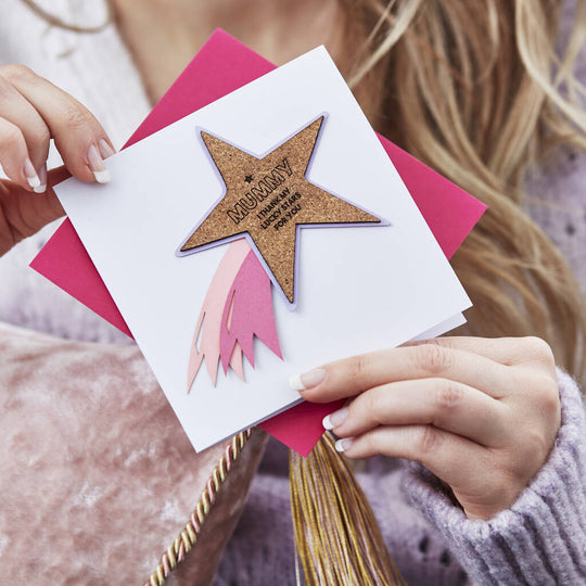 Personalised Mother's Day Shooting Star Card