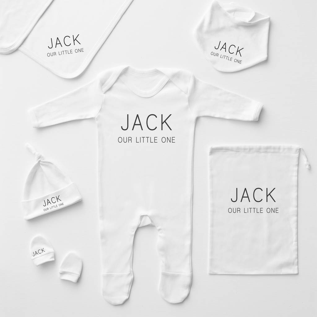 Mini Message Personalised Babygrow