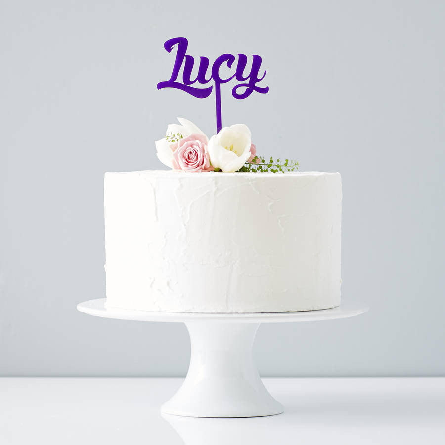 Personalised Name Cake Topper