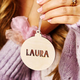 Personalised Name Christmas Decoration