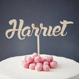 Personalised Name Wooden Cake Topper