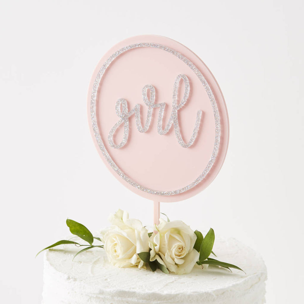 Personalised New Baby Cake Topper