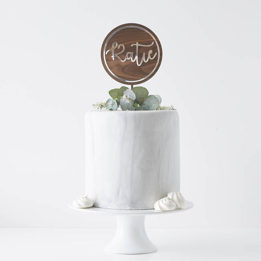 Personalised New Baby Cake Topper