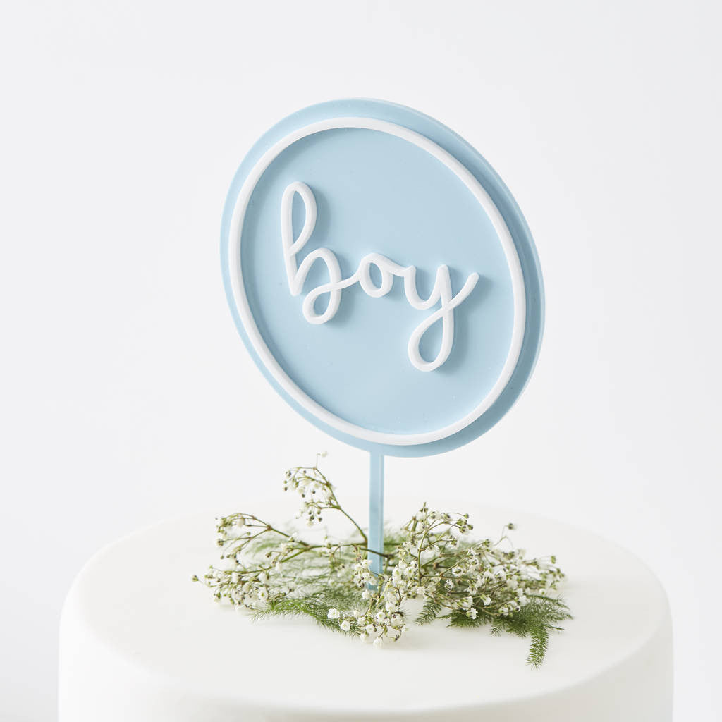 Personalised New Baby Cake Topper