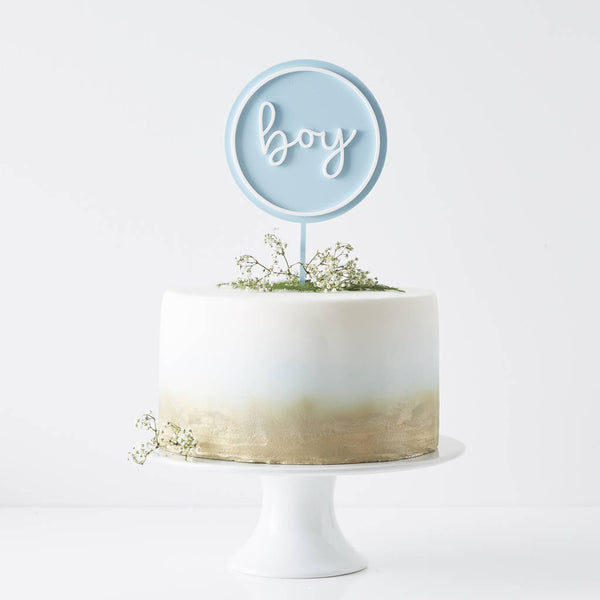 Personalised New Baby Cake Topper
