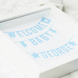 Personalised Framed New Baby Print